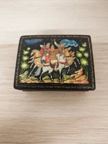 Boite laque russe - boite,