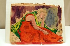 Peinture Aquarelle Vintage