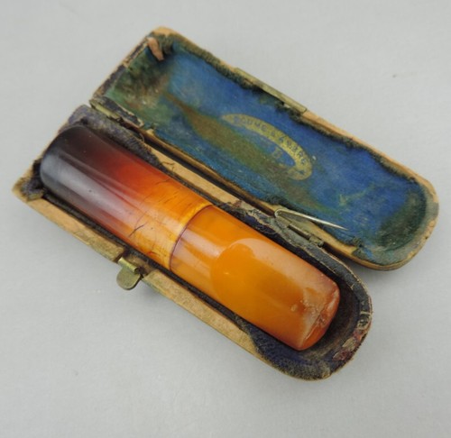 Ancien fume cigare ambre - ancien, en