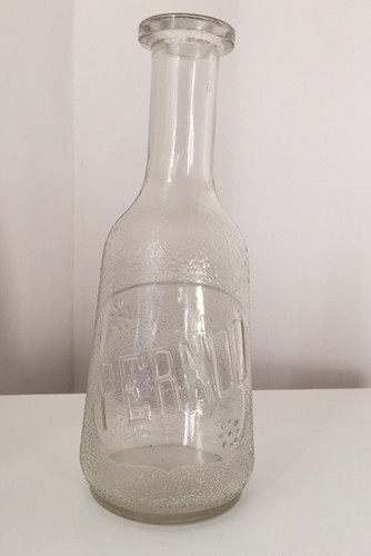 Ancienne carafe publicitaire - ancienne,