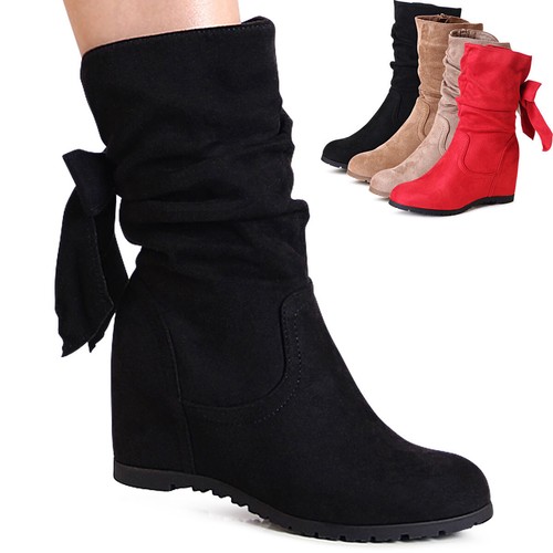 Bottes talons velours - bottes,