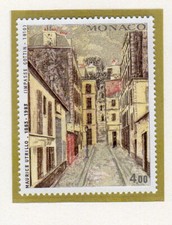 Monaco 1983 tableau de Maurice Utrillo Y&T 1392 timbre neuf/TE1818