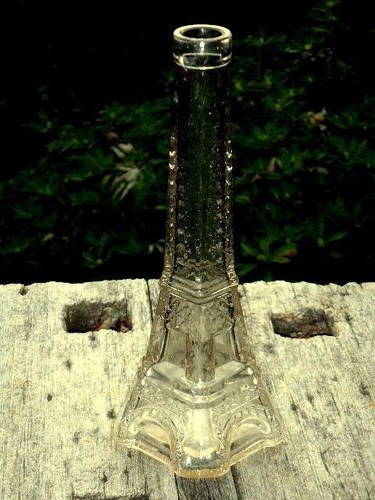 Ancien vase verre - verre, tour