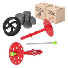 PROTEKTOR Chevilles pour matériaux isolants avec clou en acier (Le stable)