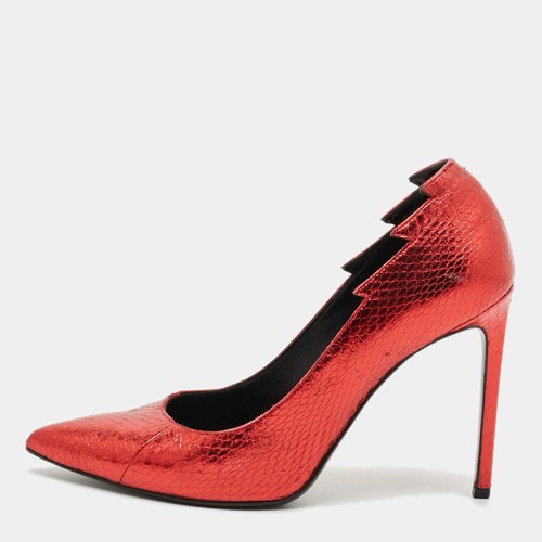 Escarpins cuir verni - en,