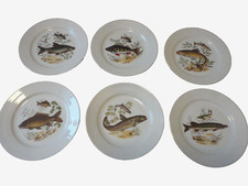 6 assiettes en porcelaine -