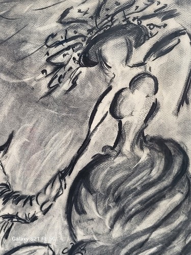 Tableau signée dasilva l - signée,