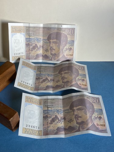 Série billets 20 francs - billets,