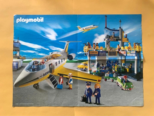 Playmobil poster avion de - -,