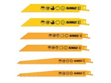 Dewalt - Ensemble de lames de scie sabre DT2444, 6 pièces