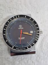 Montre de Plongée Yema Sous Marine Automatique Vintage Boîtier Acier ETA FE 4611