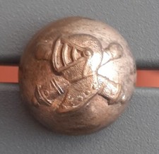 Bouton 20mm CHARS DE COMBAT RCC BCC Uniforme ORIGINAL France WW1 WW2 1914/1939