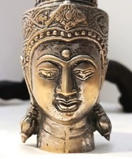 Statue Tête De Bouddha En