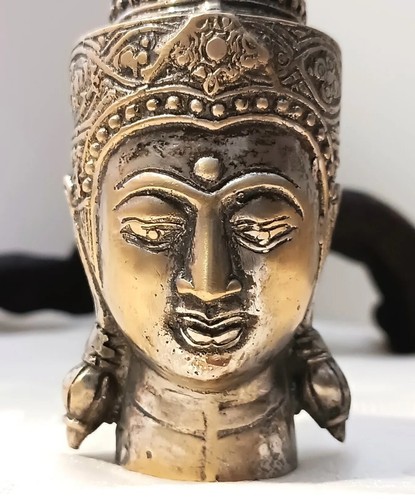 Statue tête bouddha en - de,