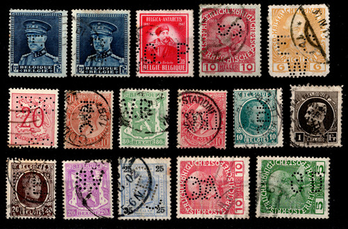Europe timbres perforés - europe, 16