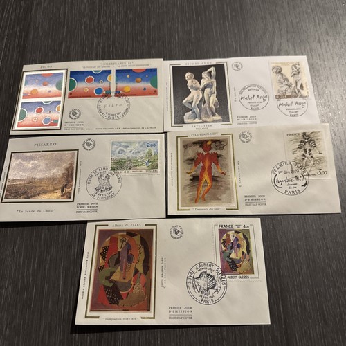Lot timbres france - 5,