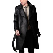 Manteau Cuir Veste pour Hommes