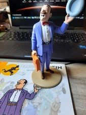 Figurine Séraphin Lampion à La Mallette N°11 Tintin Hergé Moulinsart avec livret