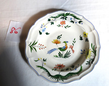 86- GIEN. Modèle oiseau du paradis. Assiette creuse D 25 cm