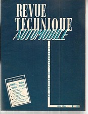 REVUE TECHNIQUE AUTOMOBILE 181 RTA 1961 RENAULT ONDINE GORDINI RENAULT FLORIDE