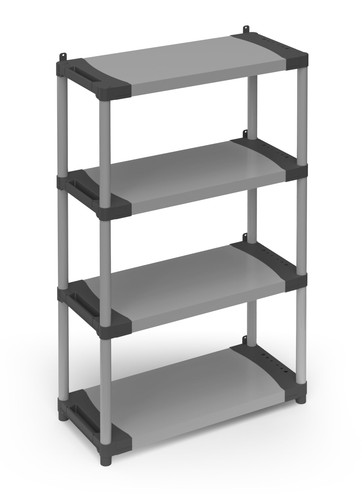 étagère résine pvc et - Étagère, en