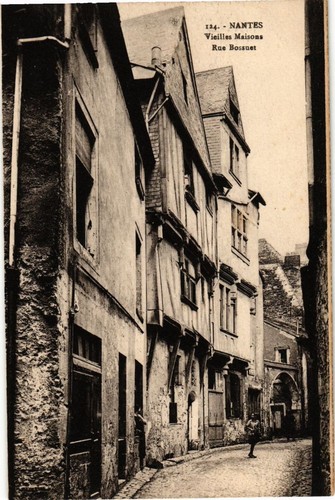 Cpa nantes vieilles maisons - nantes,