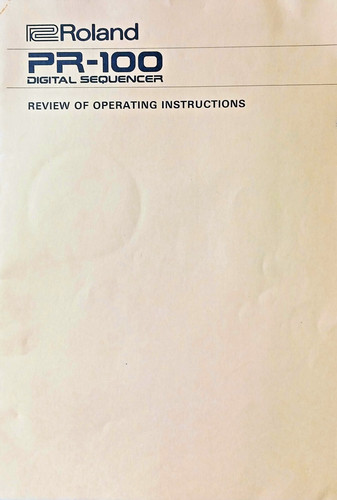 Original roland 100 - original,
