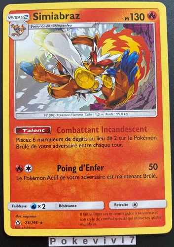 Carte pokemon simiabraz 156 - carte,