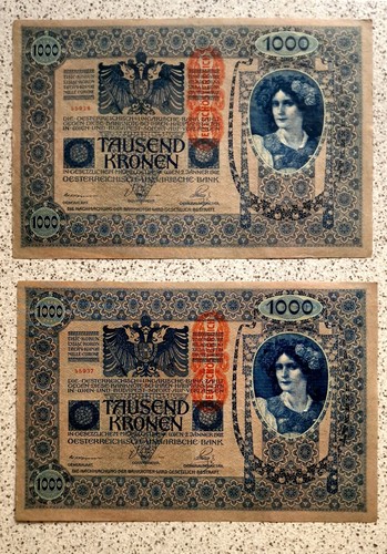 Billets allemands corrélatifs - billets,