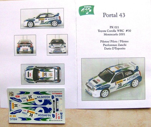 Toyota corolla wrc - corolla, rallye