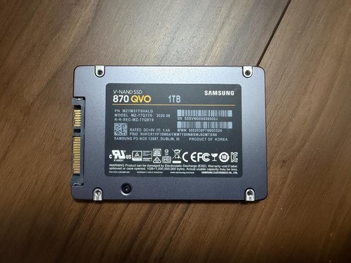 Samsung 870 qvo 1tb - 1tb, 2.5