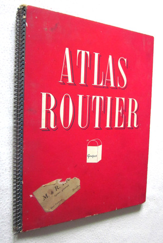 Automobile atlas routier - atlas,