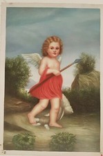 Carré Peinte à la Main Huile