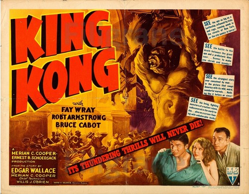 King kong film resa poster - kong,