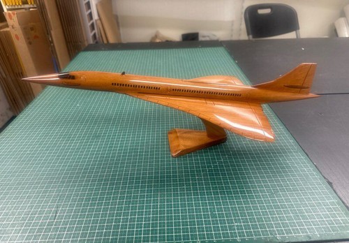 Concorde maquette bois 51cm - concorde,