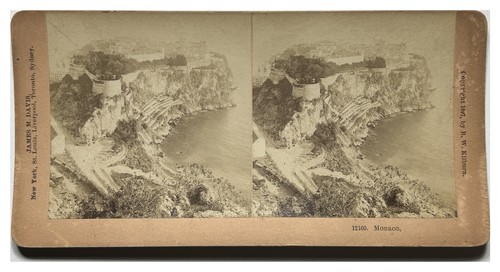 Monaco vue générale - vue, 1897