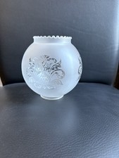 PETIT GLOBE BOULE  EN VERRE GRAVE POUR  APPLIQUE LUMINAIRE