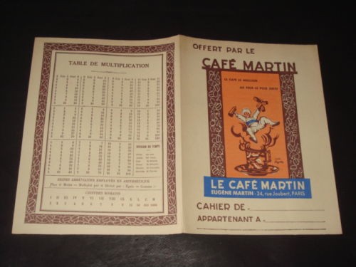 Protège cahier café - le,
