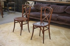 Paire de chaises bistrot en
