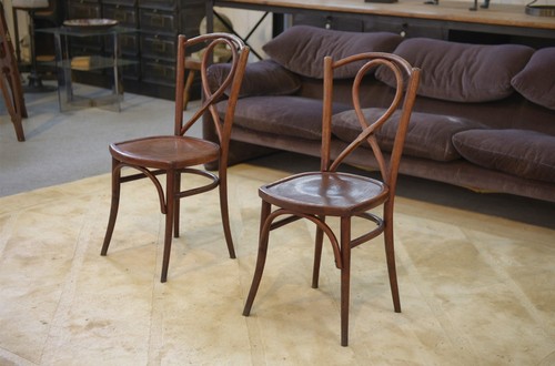 Paire chaises bistrot - paire, en