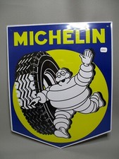 LE6491 Plaque publicitaire Michelin tole cadeau  les Véhicule Michelin 21 x26 cm
