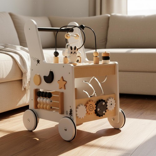 Trotteur bois pour bébé - trotteur,