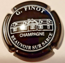 Capsule de Champagne Finot Gérard Noir et blanc N°8