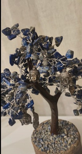 Arbre vie bouddha lapis - arbre,