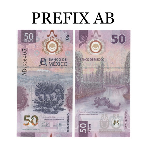 Peso bill mexico unc - 50,