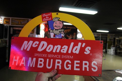 Rare mcdonald speedee - mcdonald's,