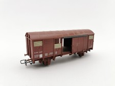 JOUEF ÉCHELLE HO WAGON COUVERT A ESSIEUX ET PORTES COULISSANTES  +++