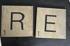 6x6 inch large wooden scrable