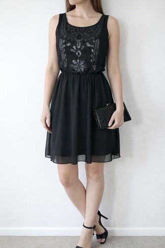 Bershka robe noir avec - bershka,