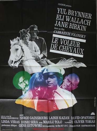 Voleur chevaux affiche - de,